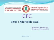 Программа: Microsoft Excel