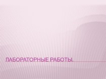 Лабораторные работы