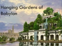 Hanging gardens of babylon