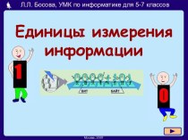 Единицы измерения информации