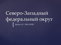 Знакомство с Северо-Западным федеральным округом