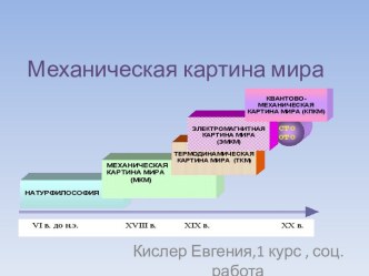 Механическая картина мира