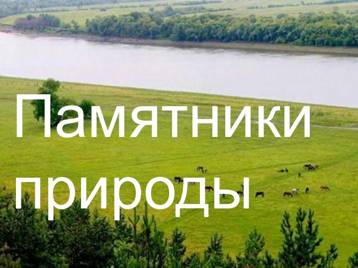 Памятники природы