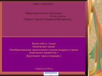 Круговорот серы в природе