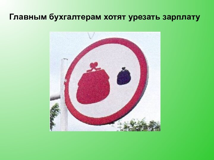 Главным бухгалтерам хотят урезать зарплату