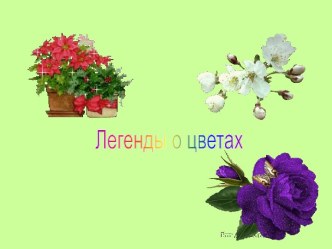 Легенды о цветах