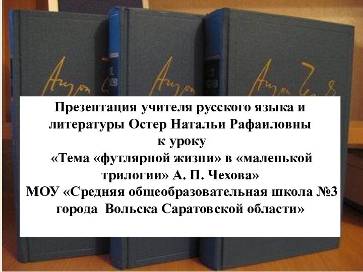 Презентация учителя русского языка и литературы Остер Натальи Рафаиловны к уроку «Тема