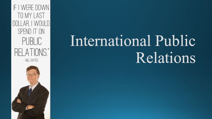 International Public Relations