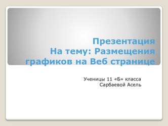 Размещение графиков на веб-странице