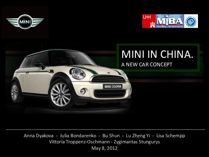 MINI IN CHINA. A NEW CAR CONCEPT