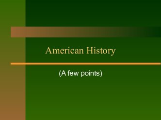 American History