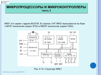 Микропроцессоры и микроконтроллеры