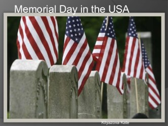 Memorial Day in the USA