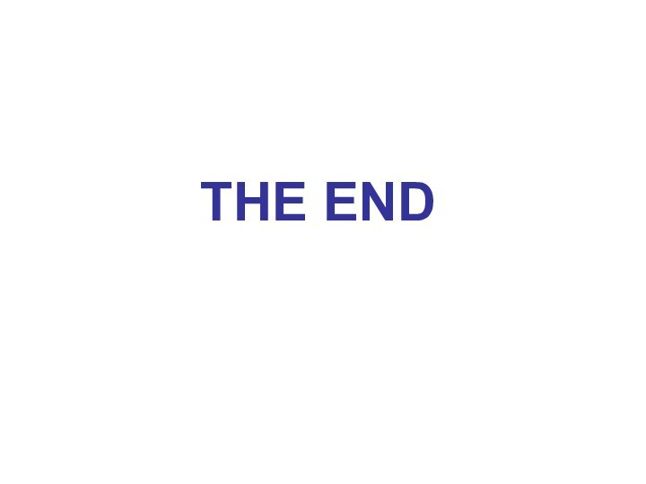 THE END