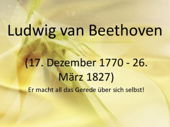 Ludwig van beethoven