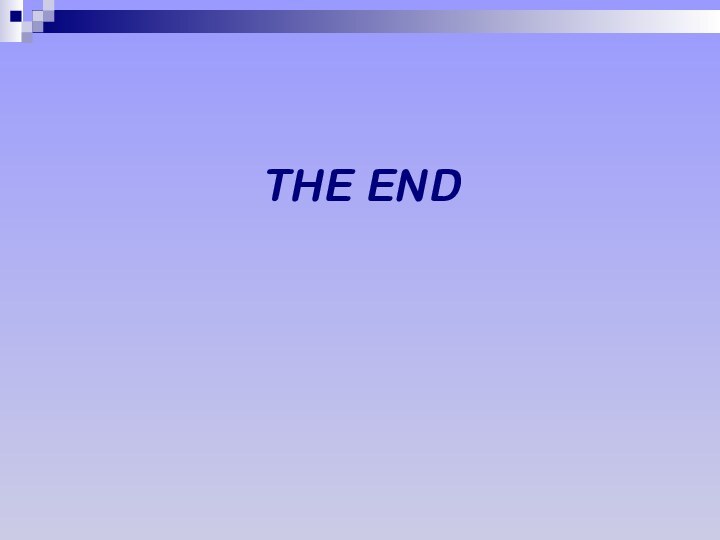 THE END