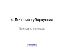 4. Лечение туберкулеза