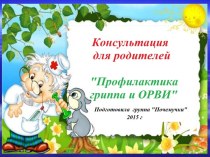 Профилактика гриппа и ОРВИ