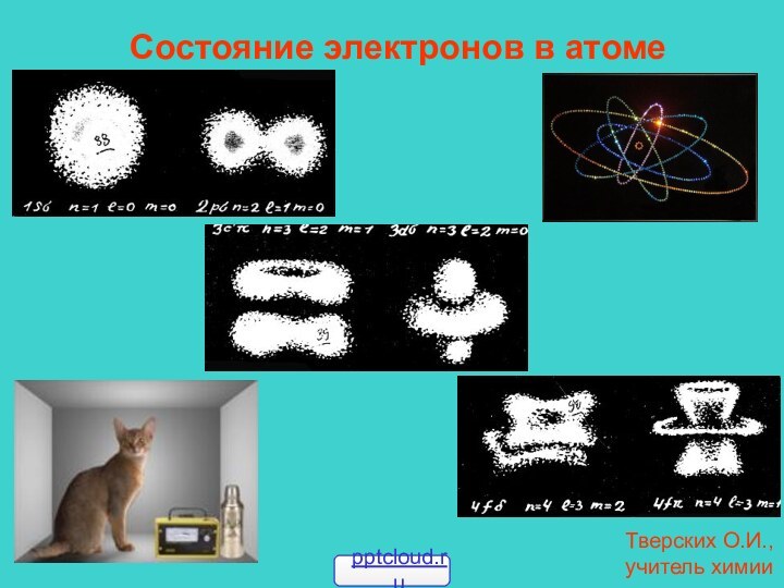 Состояние электронов в атомеТверских О.И.,учитель химии