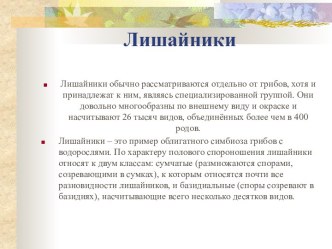 Лишайники