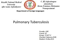 Pulmonary tuberculosis