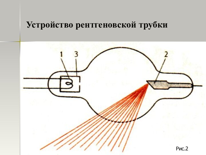 Устройство рентгеновской трубки   В настоящее время для получения рентгеновских лучей разработаны весьма