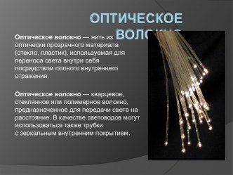 Оптическое волокно