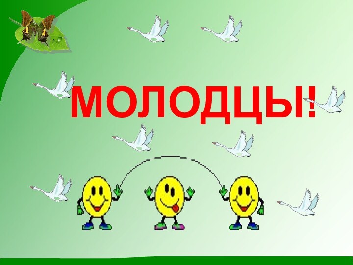 МОЛОДЦЫ!