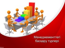 Менеджементтегі басқару түрлері