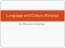 Language and culture (kinship)