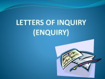 Letters of Inquiry (Enquiry)