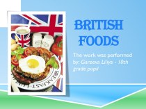 British foods