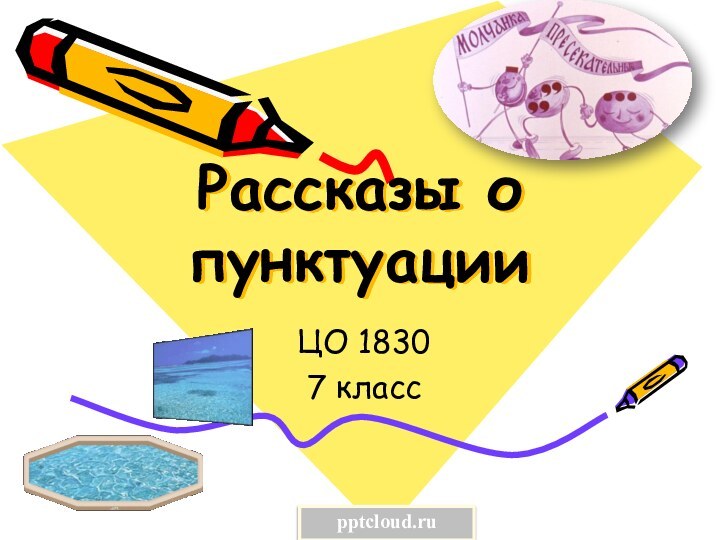 Рассказы о пунктуации ЦО 1830 7 класс