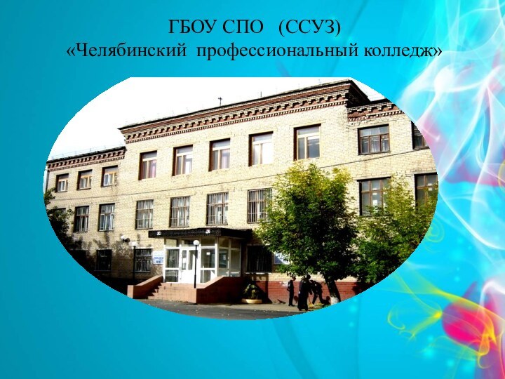 ГБОУ СПО  (ССУЗ)  «Челябинский профессиональный колледж»