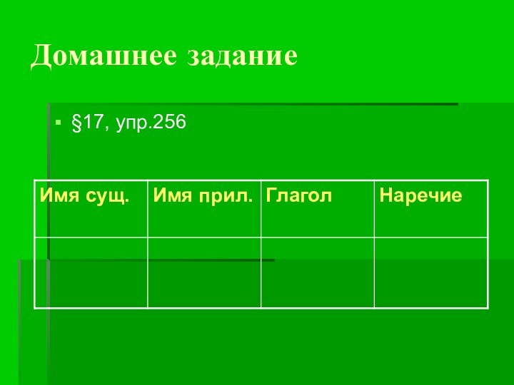 Домашнее задание§17, упр.256