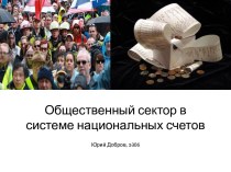 Общественный сектор в системе национальных счетов