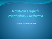 Nautical english vocabulary flashcard