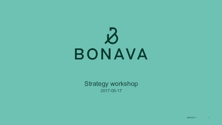 Strategy workshop2017-05-1708/06/2017