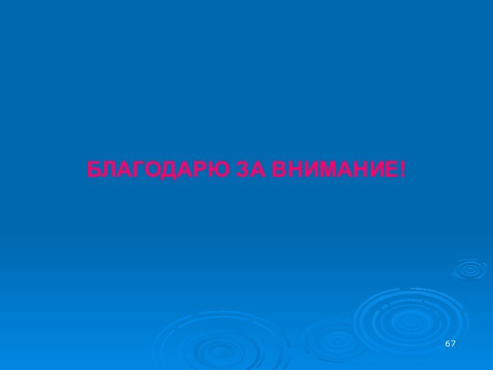 БЛАГОДАРЮ ЗА ВНИМАНИЕ!