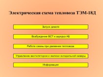 Электрическая схема тепловоза ТЭМ-18Д