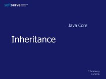 Java. Inheritance
