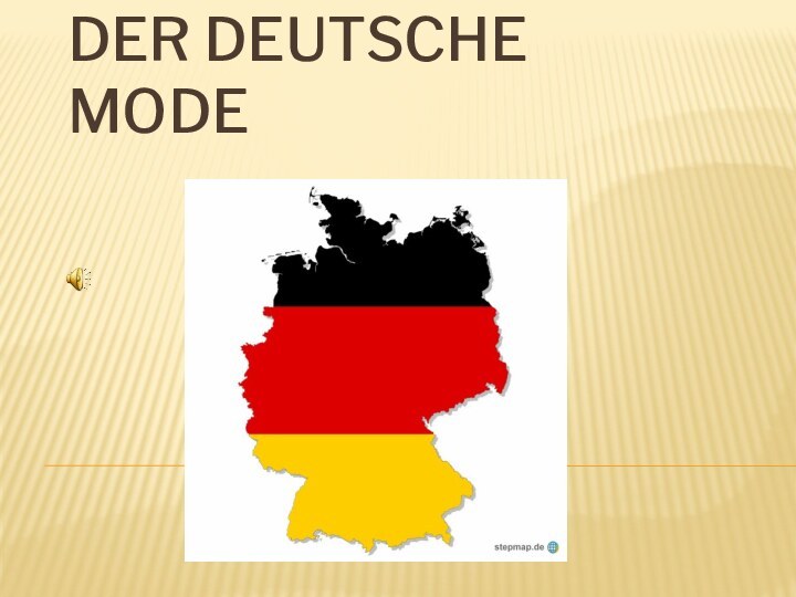 DER DEUTSCHE MODE