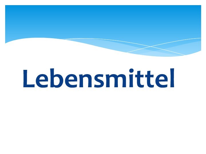 Lebensmittel