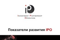 Показатели развития IPO