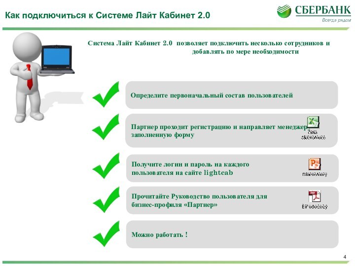 Как подключиться к Системе Лайт Кабинет 2.0Определите первоначальный состав пользователейСистема Лайт Кабинет