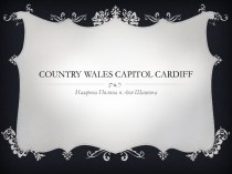 Country Wales capitol Cardiff