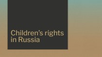 Children's rights in Russia