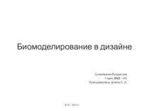 Биомоделирование в дизайне. Лиса