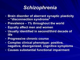 Schizophrenia. Environmental factors