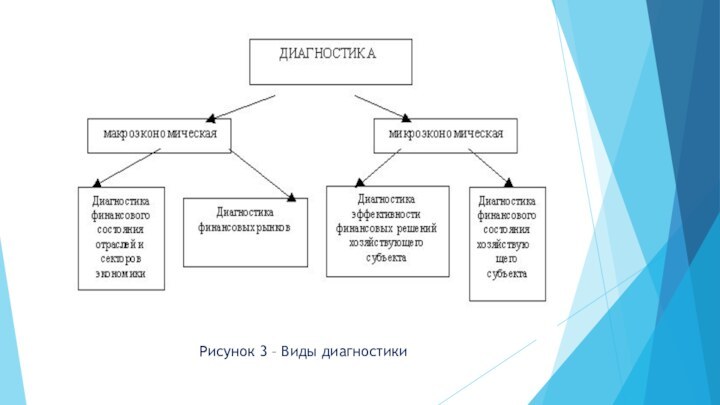 Рисунок 3 – Виды диагностики